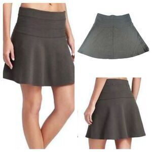 Athleta Ponte Twill Skirt #724814-01 Skyose Gray/Green, Women's Size 8